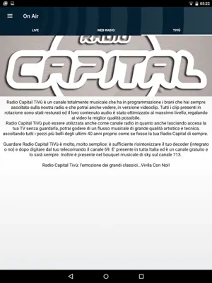 Radio Capital android App screenshot 2