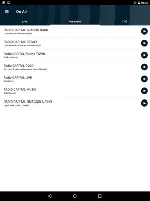 Radio Capital android App screenshot 3